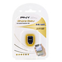 PNY Phone Baby Smallest MicroSD TF Card Reader Writer Black