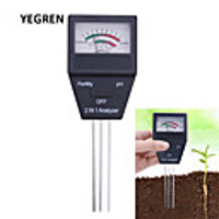 Pointer Type Soil Analyzer Farm Soil Fertile Meter PH Tester for Gardening Planting 2 in 1 Analyzer Instrument