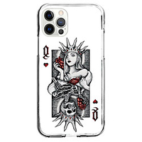 Poker Case For Apple iPhone 12 iPhone 11 iPhone 12 Pro Max Unique Design Protective Case and Screen Protector Shockproof Back Cover TPU