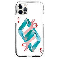 Poker Case For Apple iPhone 12 iPhone 11 iPhone 12 Pro Max Unique Design Protective Case and Screen Protector Shockproof Back Cover TPU