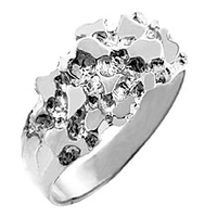 polished 925 sterling silver the knight for men (size 6.5)