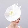 Polyester Fascinators with Feather / Floral 1 Piece Wedding / Horse Race Headpiece