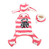 Polyester Style Warm Suit with Hat for Dogs (XS-XL,  Pink)