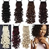 Ponytails Hair Piece Curly Classic Synthetic Hair 18 inch Medium Length Hair Extension Daily