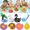 Pool Floats, 4 pcs Mini Floating Cup Inflatable Flamingo unicorn Drinks Cup Holder Pool Floats Bar Coasters Floatation Devices Pink Toy Drink Holde, Inflatable for PoolCandy miniinthebox