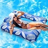 Pool Floats, Inflatable Pool Floats for Adults - Jarler Pool Floaties 4-in-1 Hump Headrest Neck Rest Hammock Lounge Portable Kids Adult Mesh Seat Swimming Pool Float PoolCandy miniinthebox