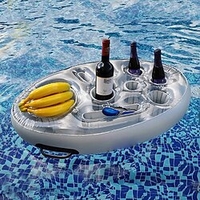 Pool Floats, Summer Inflatable Float Beer Drinking Cooler Table Water Play Float Beer Tray Party Bucket Cup Holder for Swimming Pool Party, Inflatable for PoolCandy miniinthebox