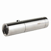 POP Lite P30 Stainless Steel Flashlight with White and Red Floodlight