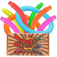 Pop Tubes Sensory Fidget Toy for Kids,  Pull 