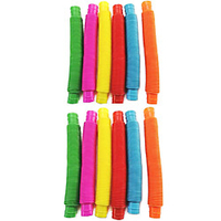 Pop Tubes Sensory Fidget Toys,  Sensory Toys Pack Cheap for Kids Adults - Bend Stretch Pull Pop Tube Fidgeting Game Kill Time (Random Color Stretch Tube) miniinthebox