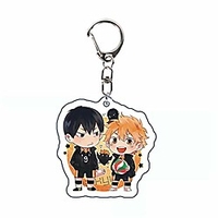 popular haikyuu!!! keychain cosplay pendant keyring anime volleyball boy key chains cosplay pendant fans(h01-6cm)
