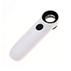 Portable 40X Magnifier with Optical Lens and 2 LED White Light (3 x AAA)