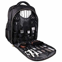 portable barber backpack-hair stylist travel case,  makeup tool bag multifunction travel backpack cosmetic organizer box waterproof storage bag clipper case backpack organizer miniinthebox