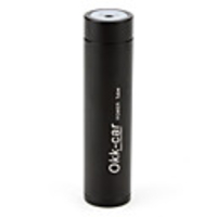 Portable Battery Power Tube with 10 Adapters for iPhone,  BlackBerry,  HTC and PSP (2200mAh,  Black)