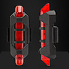 Portable Bike Lights USB Rechargeable Bicycle Tail Bicycle After Warning Safety Tail Light LED Highlighting