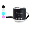 Portable Cylinder Style Multimedia Speaker (Assorted Colors)