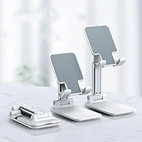 Portable Desk Mobile Phone Holder Stand for IPhone IPad Folding Mobile Phone Bracket Universal Adjustable Lazy Desktop Holder miniinthebox