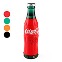 Portable Digital Strong Bass Remote Control Cola Speaker (Assorted Colors)