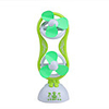 Portable Double Head Adjustable USB Desk Fan Green