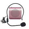 Portable Loud Speaker Mini Voice Amplifier Microphone With USB TF Card FM Radio For Teacher Tour Guide Promotion