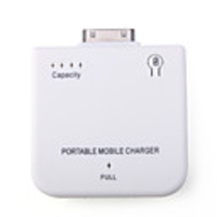 Portable Mobile Charger for iPhone/iPod (White)