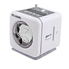 Portable Multi-Color LED MP3 Music Speaker with FM Radio/SD Slot/USB - White