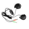 Portable Multimedia Earphones with Microphone (Black)