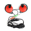 Portable Multimedia Earphones with Microphone (Red)
