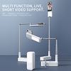 Portable Phone Holder With LED Wireless Dimming Light Filled With Selfie Used For Real-time Video Filling Light Telescopic Phone Holder miniinthebox
