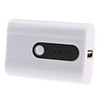 Portable Power Bank for Digital Products with LED Indicator (5200 mAh,  White)