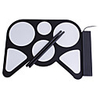 Portable Roll-up USB Drum Kit with Drum Sticks