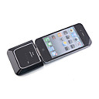 Portable Solar Battery Power Pack for iPhone 4 (Black)