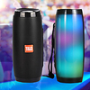 Portable Speakers Bluetooth Column Wireless Bluetooth Speaker Powerful High BoomBox Outdoor Bass HIFI TF FM Radio with LED Light miniinthebox