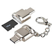 Portable USB 3.1 Type C Card Reader USB-C TF Micro SD OTG Adapter Type-C Memory Card Reader