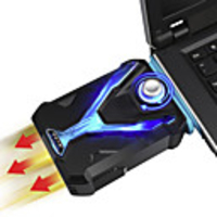 Portable USB Air Extracting Laptop Notebook Cooler Cooling Silent Vacuum Fan Radiator Rapid Heatsink Adjustable Speed