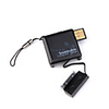 Portable USB Data Cable TF Card Reader for iPhone/iPod (Black)