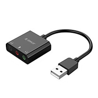 Portable Usb External Sound Card Headphone With Mic Two-in-one With 3-port Output Adjustable Volume For Windows Mac Linux