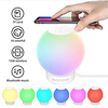 Portable Wireles Night Light Bluetooth Speaker Wireless Charger 15W 2000 Mah Battery 14 Lighting Modes RGB Voice-activated Mode Dimmable Colors miniinthebox