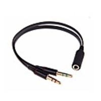 Portefeuille Headphone Splitter For Computer 3.5mm Female to 2 Dual 3.5mm Male Headphone Mic Audio Y Splitter Cable Smartphone