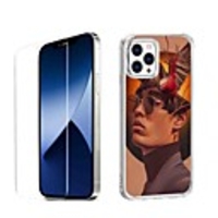 Portrait Case For Apple iPhone 12 iPhone 11 iPhone 12 Pro Max Unique Design Protective Case with Screen Protector Shockproof Back Cover TPU