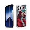 Portrait Case For Apple iPhone 12 iPhone 11 iPhone 12 Pro Max Unique Design Protective Case with Screen Protector Shockproof Back Cover TPU