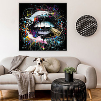Poster Decoration Painting canvas Modern People Pictures for Wall Decor miniinthebox