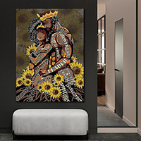 Poster Decoration Painting canvas Modern People Pictures for Wall Decor miniinthebox