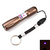 Potable Blue Laser Pointer with Battery and Charger (5mw, 405nm, Brown)