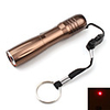 Potable Red Laser Pointer with Battery and Charger (5mw, 605nm, Brown)