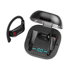 PowerHBQ Pro TWS True Wireless Earbuds Sport Fitness Bluetooth 5.0 Earhook Headphones IPX5 Waterproof Dual Microphones 950mAh Charging Case miniinthebox