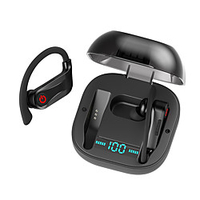 PowerHBQ Pro TWS True Wireless Earbuds Sport Fitness Bluetooth 5.0 Earhook Headphones IPX5 Waterproof Dual Microphones 950mAh Charging Case miniinthebox