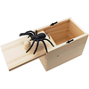 Practical Joke Gadget Halloween Toys Spider Toys Stress and Anxiety Relief Wooden 1 pcs Kid
