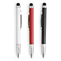 Premium 2-in-1 Capacitive Touchscreen Stylus Ballpoint Pen for iPad/iPhone/Android phones/Tablets