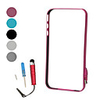 Premium Aluminium Bumper Case with Writing Stylus for iPhone 4 / 4S